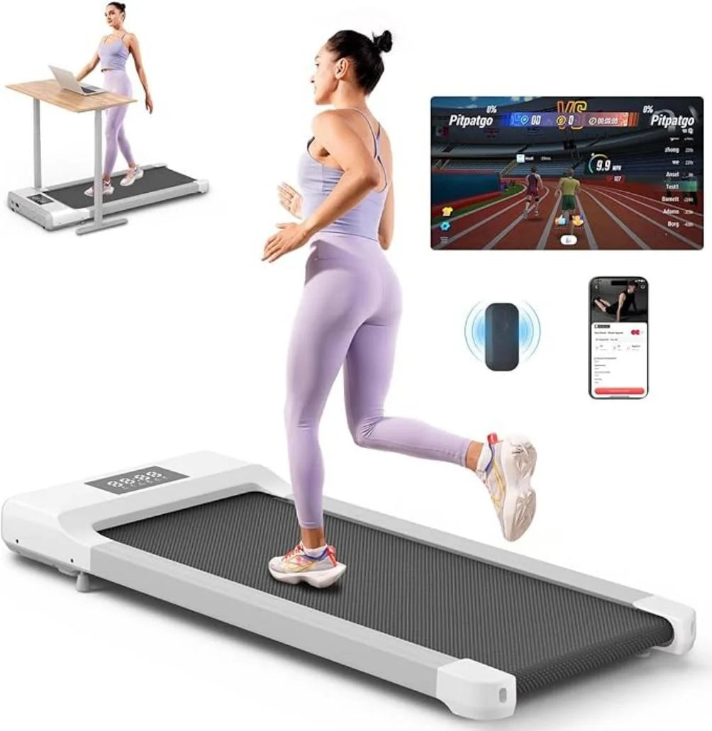 Walking Pad,Treadmill Speed Range 3.8Mph for Fitness,Under Desk Treadmill 40*16 Walking Area