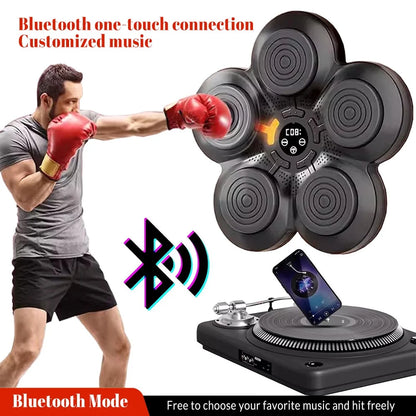 Smart Electronic Music Boxing Machine, Music Boxing,Wall Mounted Boxing Training Punching Equipment, Smart Boxing Target Machine for Home, Indoor and Gym Use